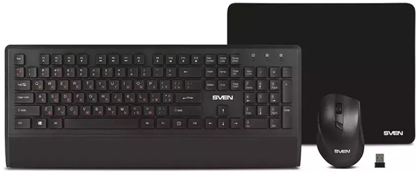 Комплект (клавиатура + мышь) беспроводной SVEN KB-C3800W (SV-017293)