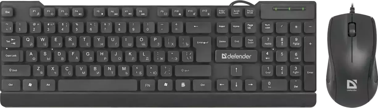 Комплект (клавиатура + мышь) проводной DEFENDER York C-777 (45779)