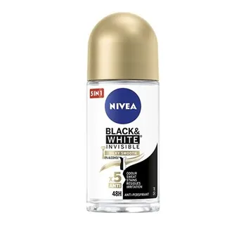 Невидимый черный и белый шелк и гладкий антиперспирант 50 мл Nivea