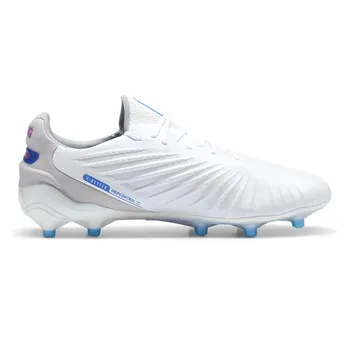 King Ultimate FG/AG Puma Мужские футбольные бутсы, белый/синий