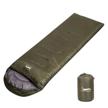 Легкий спальный мешок для кемпинга, водонепроницаемый теплый конверт, спальный мешок для рюкзака оранжевый