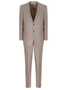 Костюм из шерсти и шелка CORNELIANI