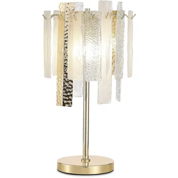 Настольная лампа ST Luce Scolare SL1636.204.03 Золотистый/Белый, Золотистый E14 3*40W