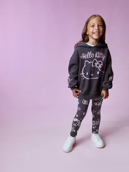 Леггинсы с принтом Hello Kitty для девочек