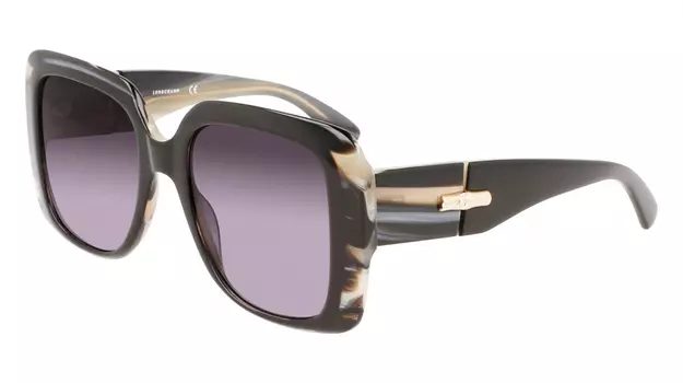 LONGCHAMP 713S BLACK/HORN