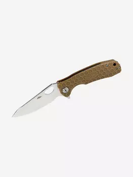 Нож складной Honey Badger Leaf M, 185 мм, Коричневый