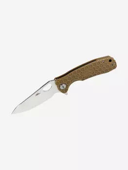 Нож складной Honey Badger Leaf M, 185 мм, Коричневый