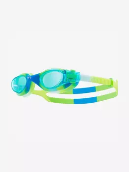 Очки для плавания подростковые TYR Vesi Tie Dye Junior, Голубой