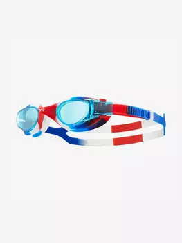 Очки для плавания подростковые TYR Vesi Tie Dye Junior, Голубой