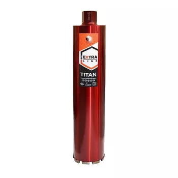 Сверло алмазное Diam Extra Line Titan 313001, сегментное, мокрое, 102x450мм, 9 сегментов, 1 1/4UNC