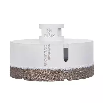 Сверло алмазное Diam EXTRA LINE V-TECH 100x35xМ14 320279 (вакуумное спекание) керамика, керамогранит, гранит, мрамор