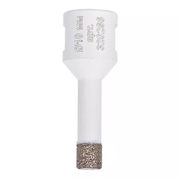 Сверло алмазное Diam EXTRA LINE V-TECH 10x35xМ14 320266 (вакуумное спекание) керамика, керамогранит, гранит, мрамор