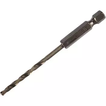 Сверло по металлу Практика Профи 037-558, HEX 1/4", 3.2х90 мм