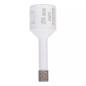 Сверло алмазное Diam EXTRA LINE V-TECH 8x35xМ14 320265 (вакуумное спекание) керамика, керамогранит, гранит, мрамор