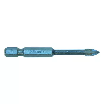 Сверло по стеклу и кафелю, Sturm 5380101 5мм, четырехгранный наконечник, шестигранный хвостовик