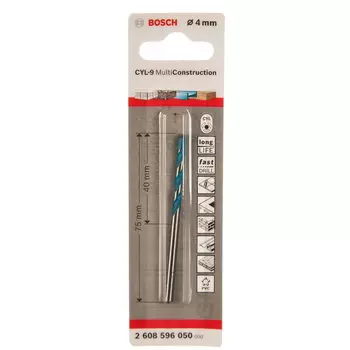 Сверло Bosch 2.608.596.050 MULTI Construction, 4x75 мм