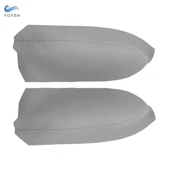 Мягкий кожаный чехол на подлокотник для Toyota Prius 2004, 2005, 2006, 2007, 2008, 2009, внутренняя дверная панель, подлокотник, кожный покров, наклейка, отделка front 2pcs чёрный