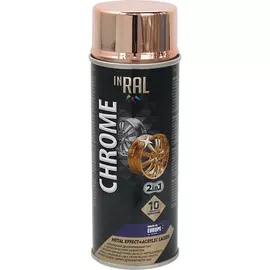 Лак декоративный INRAL Chrome Медь 400 мл 26-7-1-002