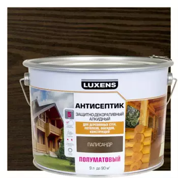 Антисептик алкидный Luxens полуматовый палисандр 9 л