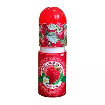 Помада для губ клубника Фруктовый бальзам 3,8г