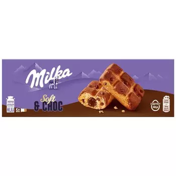 Пирожное бисквитное Milka шоколадное 175 г