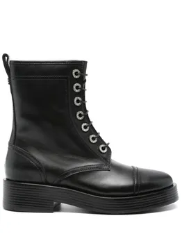 Casadei кожаные ботинки, черный