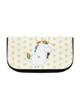 Косметичка Mr & Mrs Panda Einhorn Snger ohne Spruch, белый
