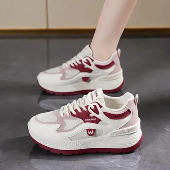 Dad shoes women s spring new breathable mesh shoes children s versatile platform casual running shoes 35
