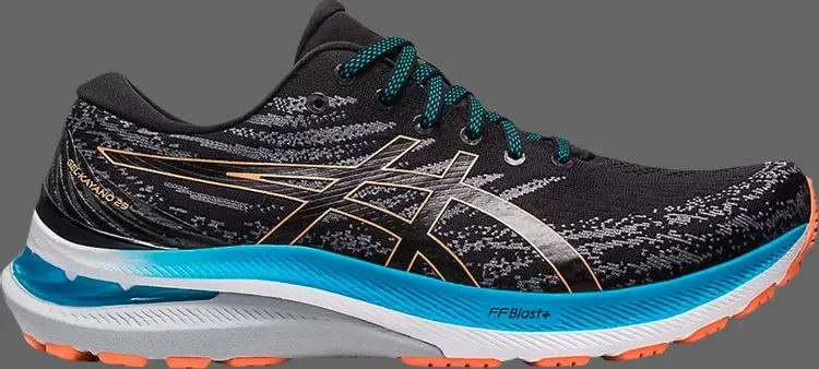 Кроссовки gel kayano 29 'black sun peach' Asics, черный