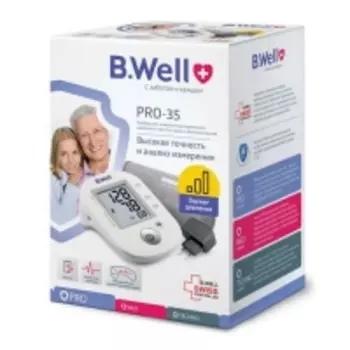 B.Well PRO - Тонометр PRO-35 автомат с адаптером манжета M-L