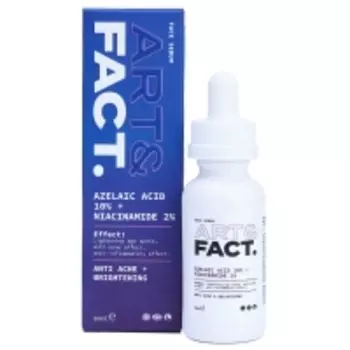 Art&amp;Fact - Противовоспалительная анти-акне сыворотка Azelaic Acid 10% + Niacinamide 2%, 30 мл