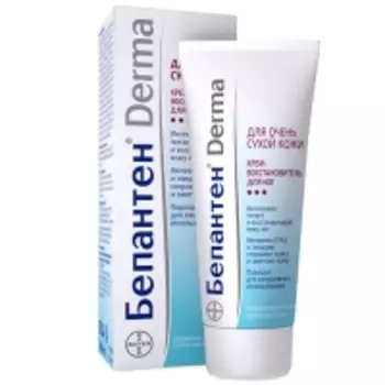 Bepanthen Derma - Крем-восстановитель для ног, туба, 100 мл