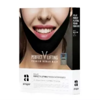 Avajar Perfect V Lifting Premium Woman Black Mask - "Умная" женская лифтинговая маска (черная), 5шт
