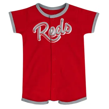 Комбинезон Power Hitter в полоску Cincinnati Reds Stripe Outerstuff, красный