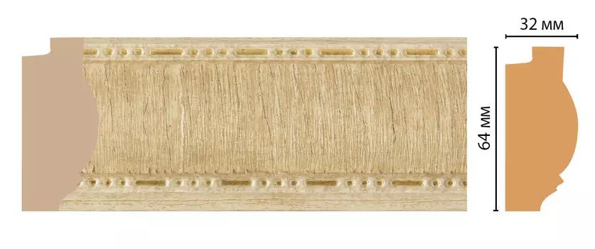 Багет DECOMASTER 176-5 (64*32*2900мм)
