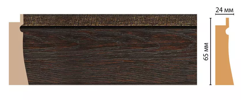Багет DECOMASTER 524-1333 (65*24*2900мм)