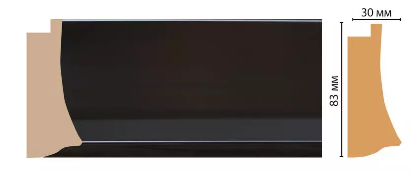 Багет DECOMASTER 552-195 ДМ (83*30*2900 мм)