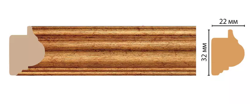 Багет DECOMASTER 651-176 (32*22*2900мм)