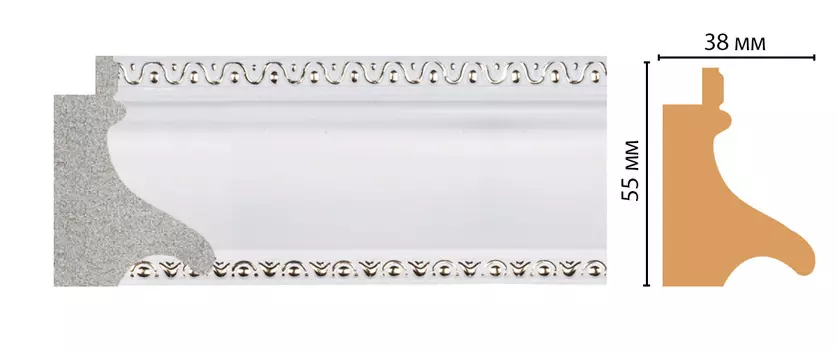 Багет DECOMASTER FM19-2 (55*38*2850мм)