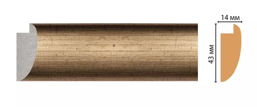 Багет DECOMASTER FM6-1 (43*14*2850мм)