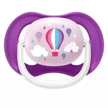 Пустышка силиконовая с футляром 6-18 мес. Ultra Air Philips Avent 2шт (SCF085/04)