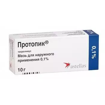 Протопик мазь для наруж. прим. 0,1% 10г
