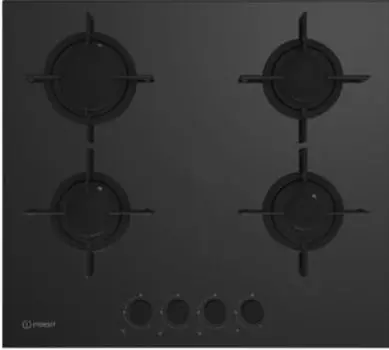 Газовая варочная панель INDESIT INGT 61 IE/BK, 4 конфорки, черный (INGT 61 IE/BK)