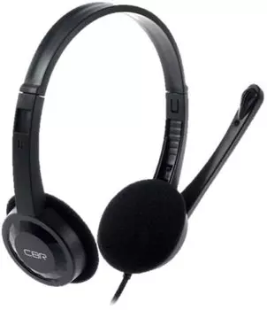 Проводная гарнитура CBR CHP 313M, 2xJack 3.5mm, черный