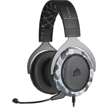 Гарнитура Corsair HS60 HAPTIC, USB, арктический камуфляж (CA-9011225-EU)