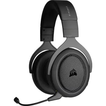 Гарнитура Corsair HS70 Bluetooth Headset, 3.5мм jack + USB, беспроводное/с проводом, черный (RDA0034)