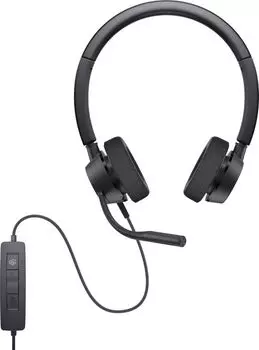 Гарнитура DELL Headset Pro WH3022, USB, черный (520-AATL)