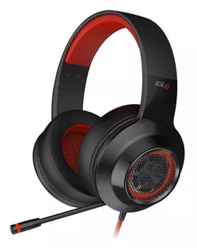 Гарнитура Edifier G4 , USB, черный/красный