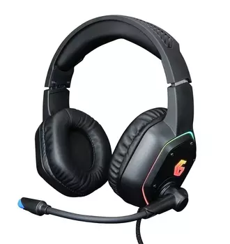 Проводная гарнитура Gembird MHS-GX15, 2 xJack 3.5 мм + USB Type-A, черный (MHS-GX15)