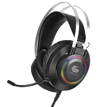Проводная гарнитура Gembird MHS-GX2, 2 xJack 3.5 мм + USB Type-A, черный (MHS-GX2)